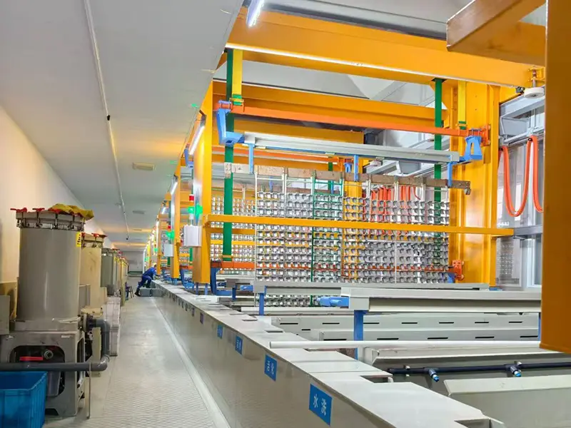 Fluxo do processo de produção de galvanoplastia