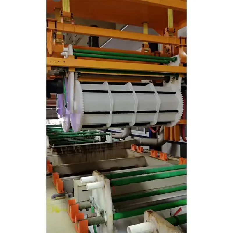 Linha de galvanização de barril de pórtico de alto trilho